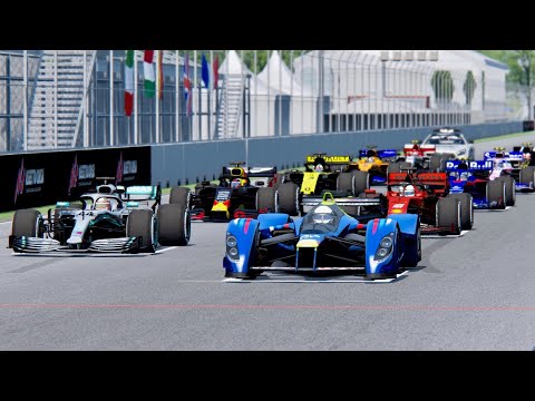 All F1 2019 Cars vs Red Bull X2010 - Canada GP
