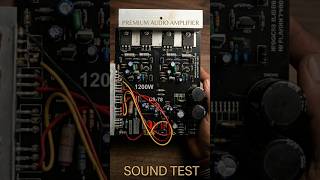 1200w Amplifier Sound Testing #viralreels #viralshort #viral #shortsfeed #shorts #experimnent