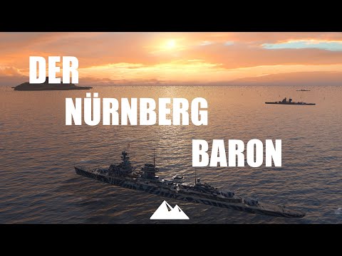 NÜRNBERG, fährt mit Stufe acht und lacht! - World of Warships | [Replay] [Deutsch] [60fps]