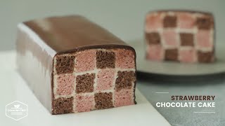 딸기 초콜릿 케이크 만들기 : Strawberry Chocolate Cake Recipe | Cooking tree