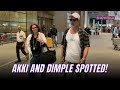 Akshay Kumar Maintains Distance From A Fan As He Lands In Mumbai With Mother-In-Law Dimple Kapadia