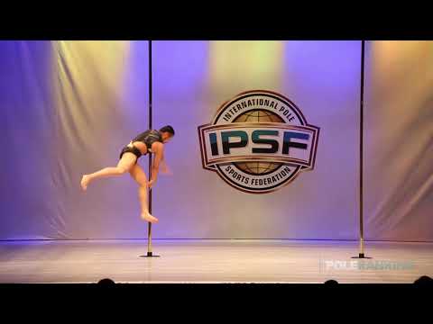 Masters 40+ Men Takashi Minami of Japan - IPSF World Pole Sports Championships 2018