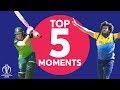 Rabada? Malinga? | Sri Lanka Vs South Africa - Top 5 Moments | ICC Cricket World Cup 2019