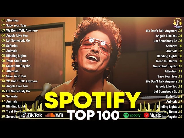 Dua Lipa, Adele, Ed Sheeran, Bruno Mars, Maroon 5, Rihanna, The Weeknd🍁Billboard Top 50 This Week SDDEFAULT Thumbnail
