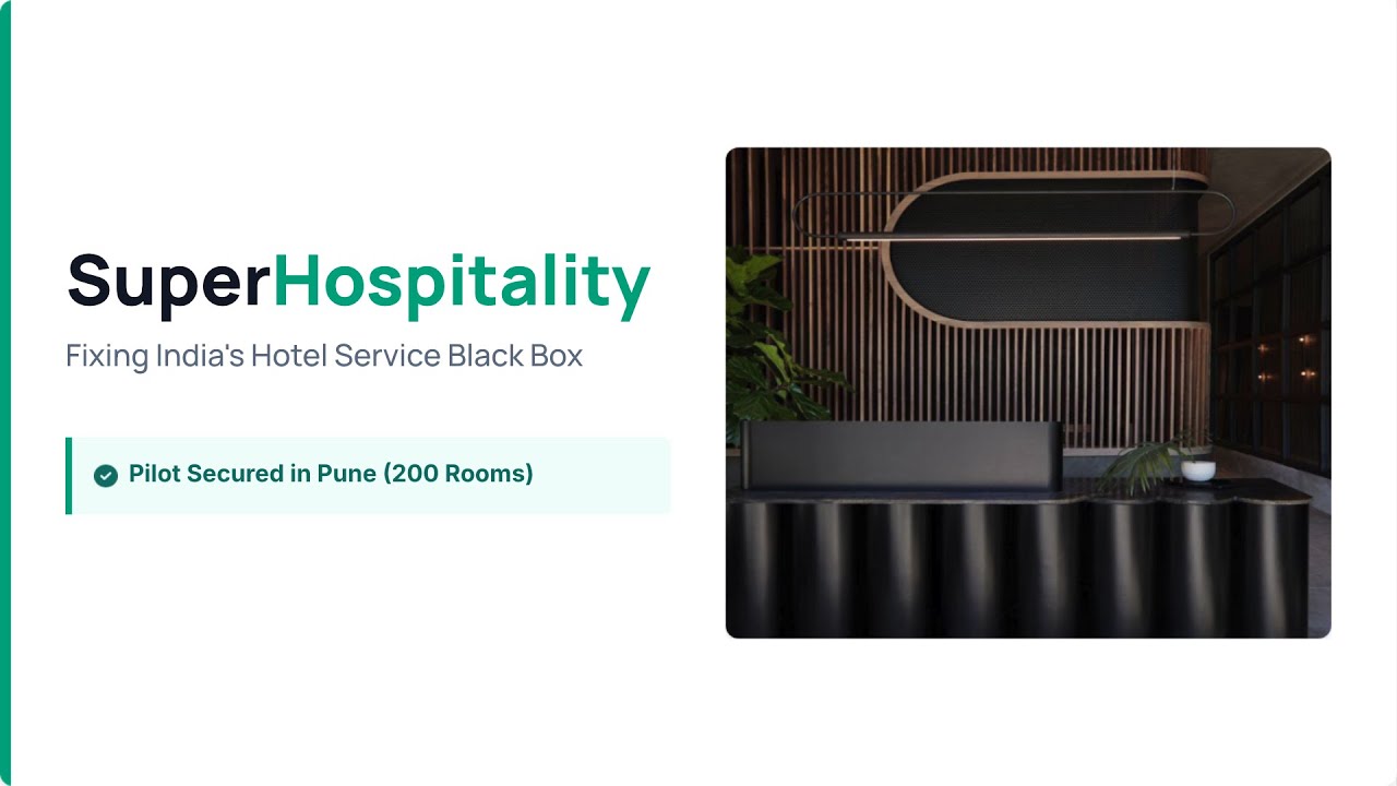 SuperHospitality Pitch Video