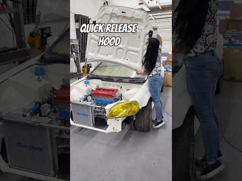 Quick release hood for the Civic!