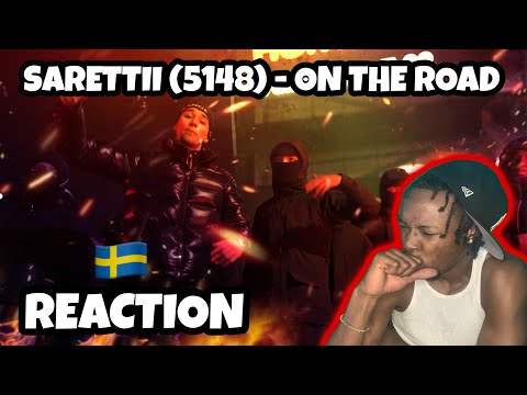 AMERICAN REACTS TO SWEDISH DRILL RAP! Sarettii (5148) - On The Road (ENGLISH SUBTITLES)