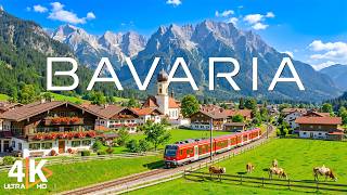 Bavaria 4K 🇩🇪 Bavarian Alps, Fairytale Villages & Peaceful German Landscapes