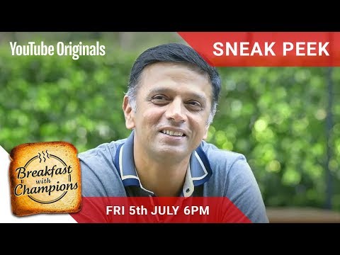 #Breakfastwithchampions Episode 11 Sneak Peek | Rahul Dravid
