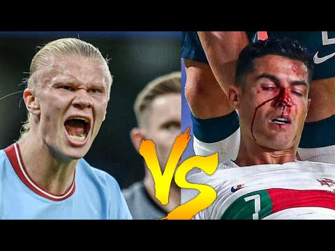 HAALAND vs RONALDO . Who is better  Cristiano Ronaldo or Erling Haaland?