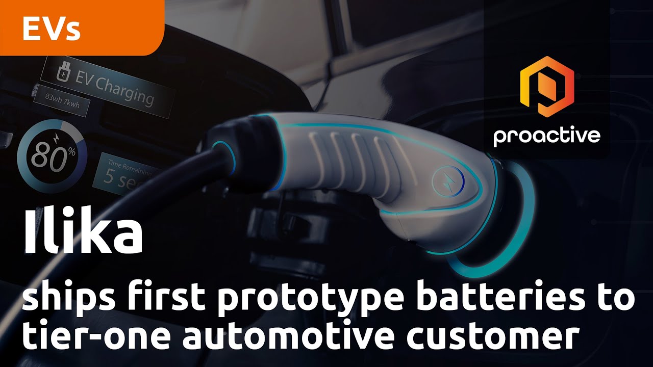 Ilika ships first prototype Goliath batteries to tier-one automotive customer
