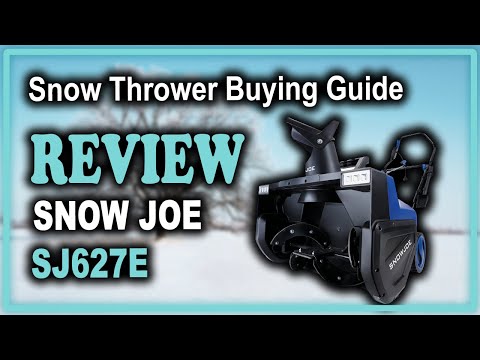 Snow Joe SJ627E Electric Snow Thrower Review - Snow Thrower Buying Guide