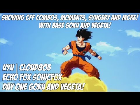 Highlights of Day one Base Goku and Vegeta from UYU|Cloud 805 and Echo Fox Sonicfox[DBFZ]