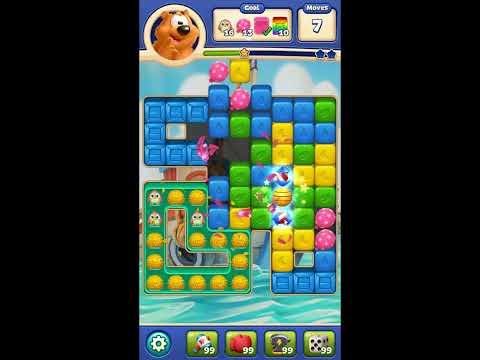 Toon Blast Level 8218 - NO BOOSTERS 🐻🐺🐱 | SKILLGAMING ✔️