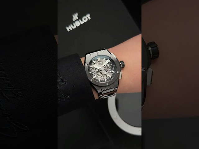 Vídeo relacionado con MCXGL Correa de goma de 25 mm x 19 mm compatible con Hublot Big Bang, silicona con textura de grano de diamante, correa de repuesto para reloj, 25mm, Resina natural
