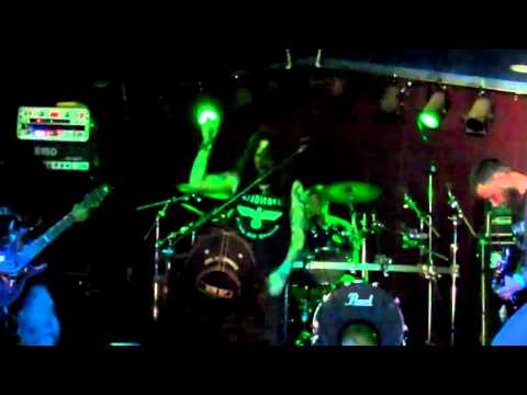 Crucifier-On Black Wings of Hell, live @ The Blue Pig, Cudahy, WI 8/24/13