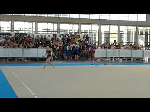 Sara,terza classificata individuali nazionali Ginnastica in festa 2018 Rimini