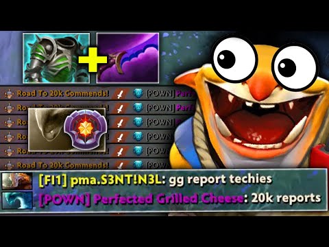 Extremely Insane Techies Non Stop Bullying Master Tier Morphling GG Crazy Right Click Build Dota 2