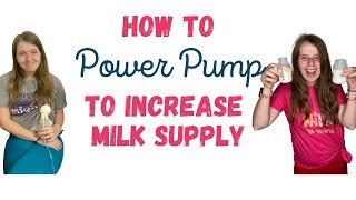 Power Pumping to Increase Milk Supply: How to Power Pump!