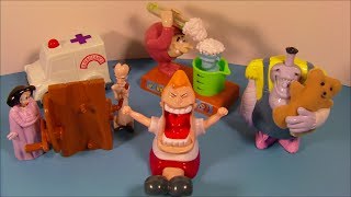 1998 TOONSYLVANIA SET OF 5 BURGER KING KIDS MEAL TOY'S VIDEO REVIEW