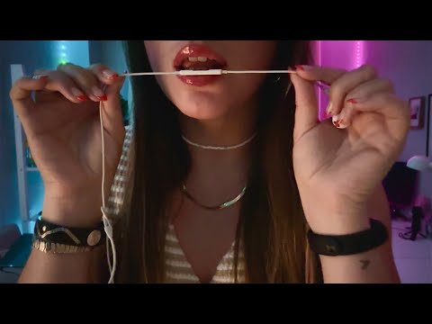 asmr mouth sounds and triggers w/ apple mic (no talking)