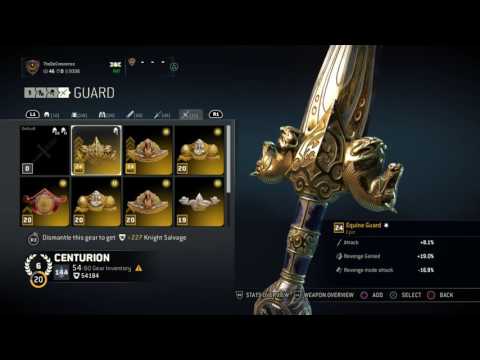 CENTURION | Gold Epic Gear | Equine White Star Weapon Set