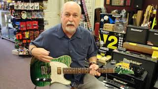Video thumbnail for Deepwater Guitars demos Tom Anderson Top T Classic Key Lime Surf by Northwest Guitars