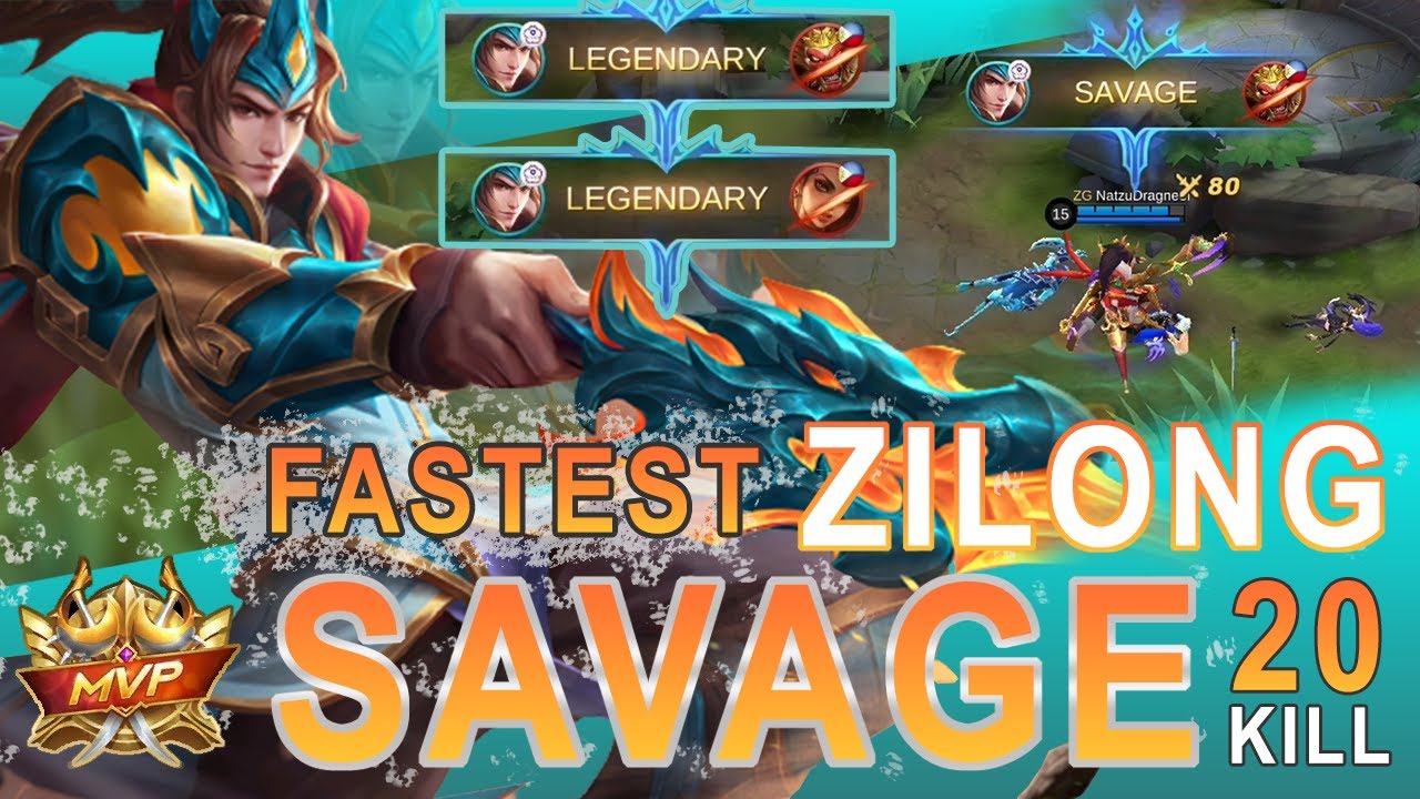 Zilong Savage Build | Zilong Savage Gameplay | Mobile Legends Bang Bang