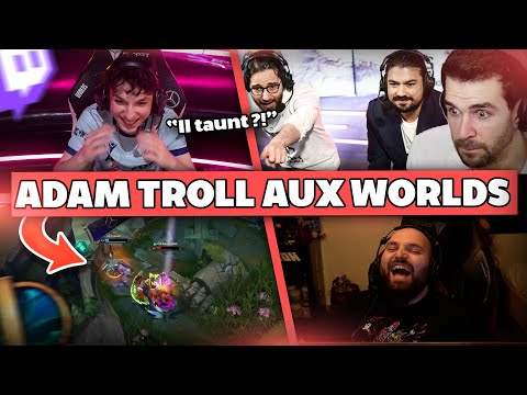 ADAM TAUNT AUX WORLDS, BDS vs PSG - Best of LoL #431 Réactions