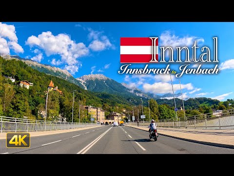 Inntal Valley, Austria 🇦🇹 Driving from Innsbruck to Jenbach