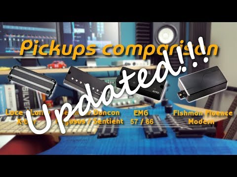 SD Pegasus/Sentient Vs EMG 57/66 Vs Lace Aluma Xbar Vs Fishman Fluence | Guitar pickup  comparison