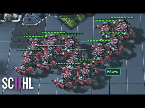 Maru's MASS THOR DEFENSE - Starcraft 2: Maru vs. Dark