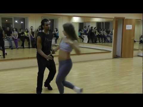 Zouk Class 19.01.12 at Brazuka Dance School - Wakko Oliviér & Маша Величкина