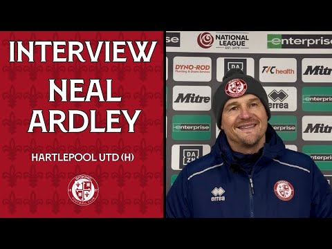 Woking 4-0 Hartlepool United | Neal Ardley Interview