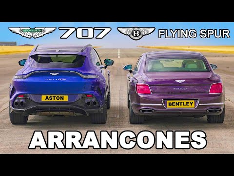 Aston Martin DBX 707 vs Bentley Flying Spur: ARRANCONES