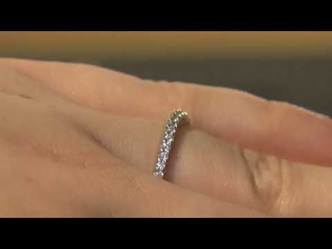 0.30 Carat Scallop Set Ladies Diamond Wedding Ring - WR5011