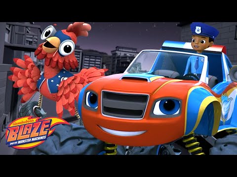 Police Car Blaze Solves A Crime! | Blaze and the Monster Machines