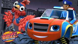 Police Car Blaze Solves A Crime! | Blaze and the Monster Machines