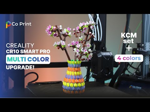 Upgrade Creality CR10 Smart Pro for 4-Colors Printing! | Co Print ChromaSet Installation