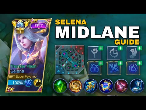 TOP GLOBAL SELENA RECOMMENDED BUILD, EMBLEM SETS AND ROTATION | SELENA BEST BUILD