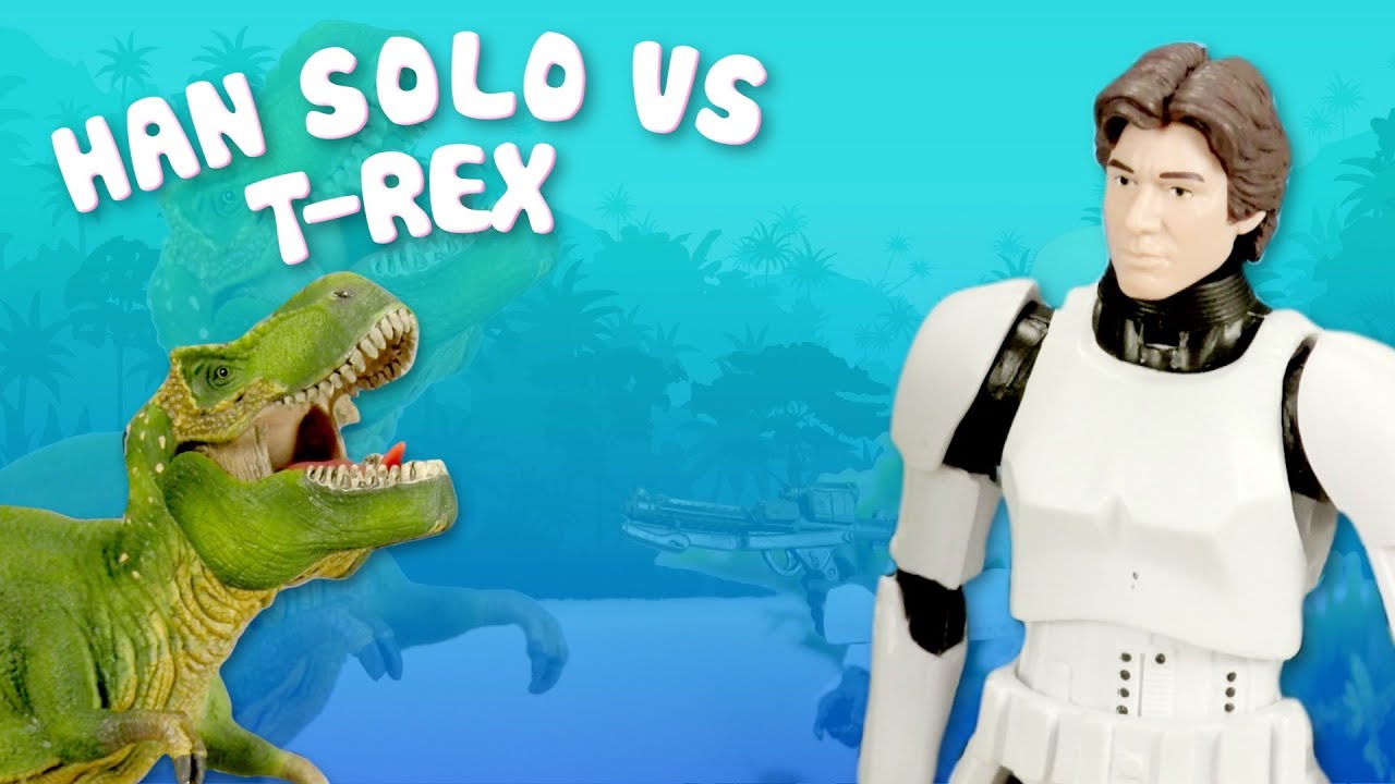 Star Wars VS Jurassic World | Han Solo y el gran dinosaurio en la selva