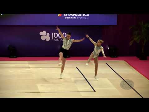 Bulgaria 1 (BUL) - 2022 Aerobic Worlds, Guimaraes (POR) - Mixed Pair Qualifications