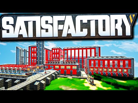 We Built an ENTIRE CITY for our Oil Setup! - Satisfactory Early Access Gameplay Ep 33