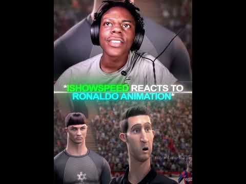 IShowSpeed Reacts To Ronaldo & Messi's Animation 😂