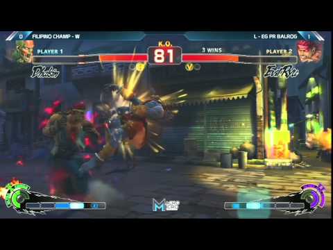 USF4: Filipino Champ vs EG PR Balrog - Grand Finals - Alpha Clash XIII