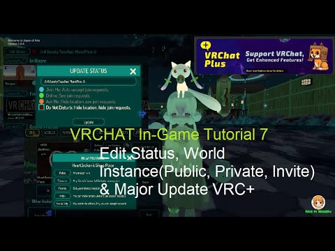 Steam Community :: Video :: VRCHAT In-Game Tutorial 7 - Edit Status ...