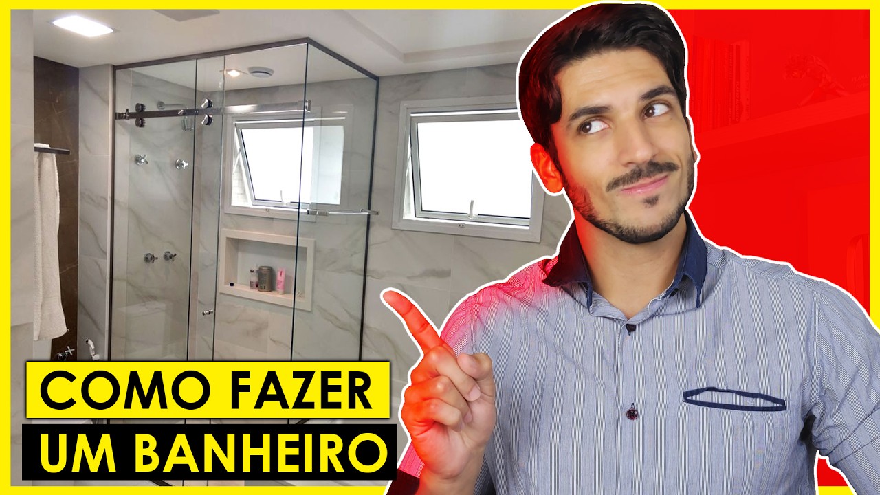 PASSO A PASSO DE COMO FAZER UM BANHEIRO NA SUA CASA