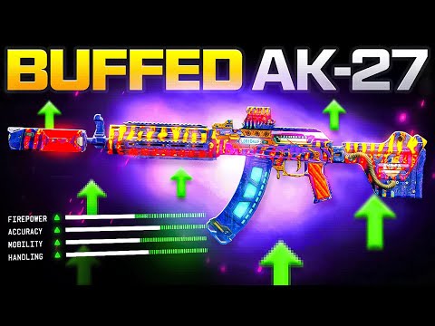 *NEW* BUFFED AK 27 Loadout is BROKEN in WARZONE 👑 ( BEST AK-27 Class Setup )