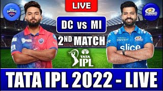 🔴Live: Delhi Capitals vs Mumbai Indians, 2nd Match - Live Cricket Score, Commentary