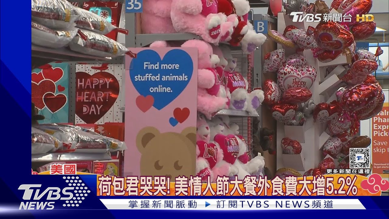 荷包君哭哭! 美情人節大餐外食費大增5.2%